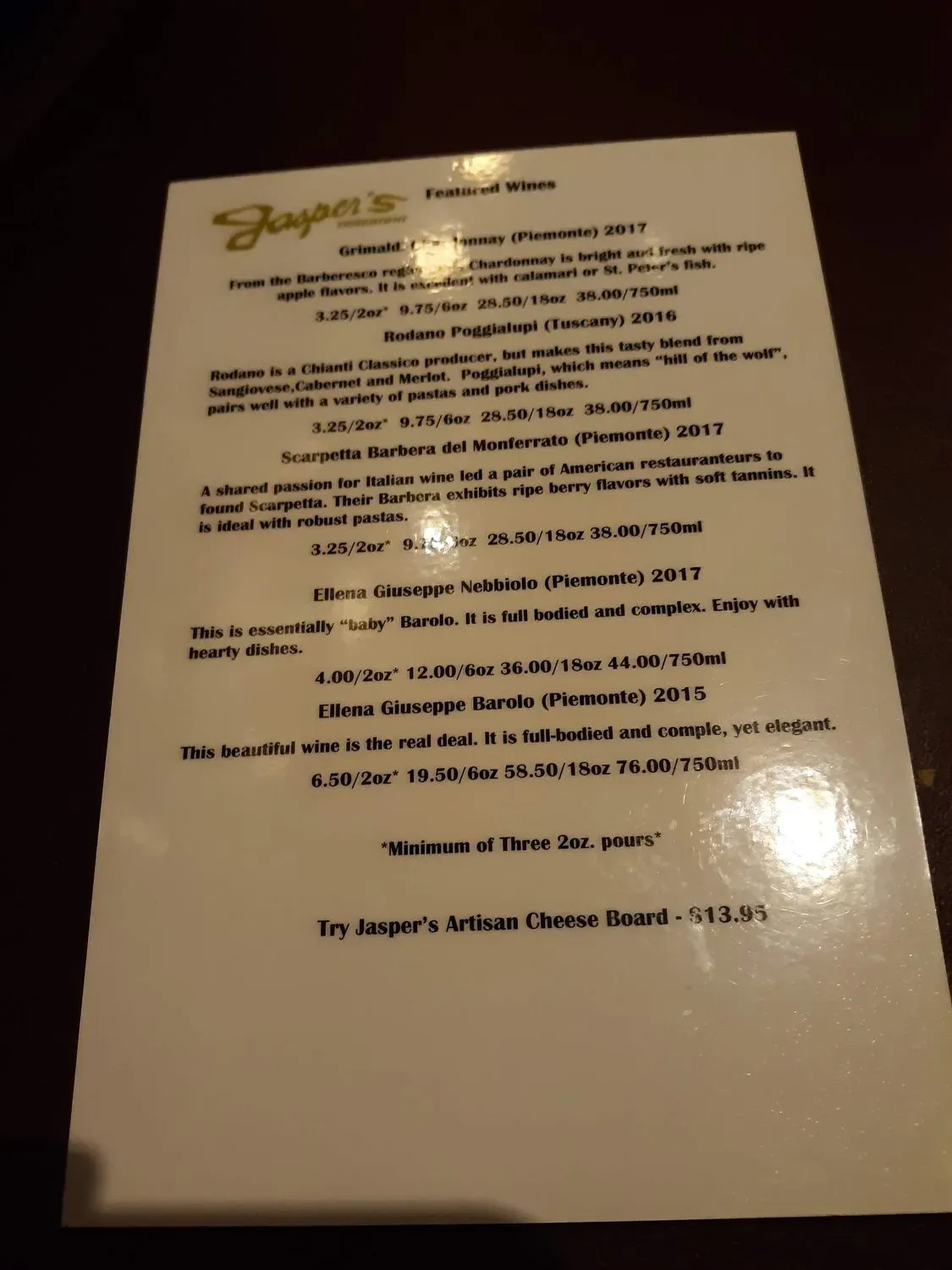 Menu 3