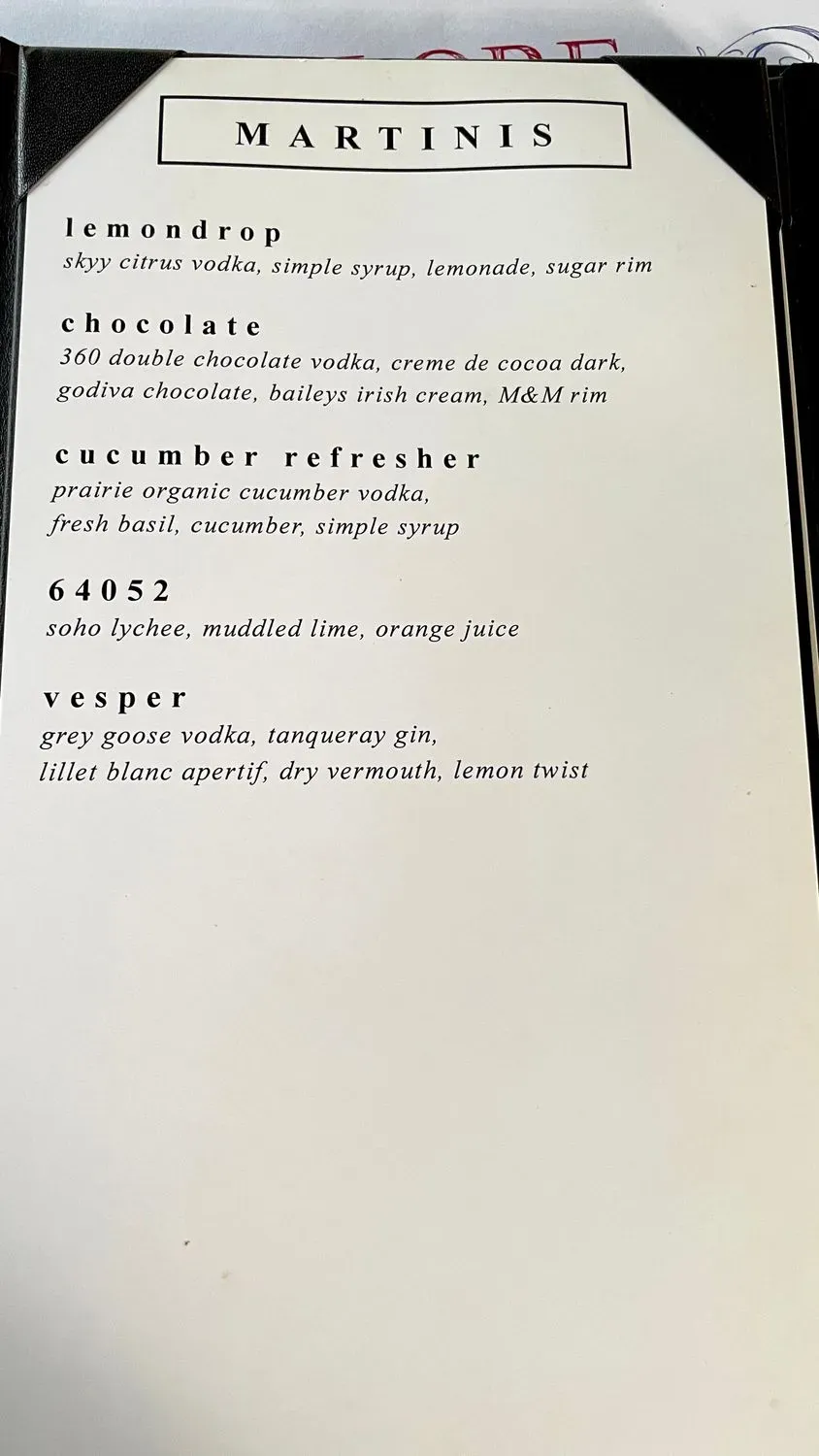 Menu 6