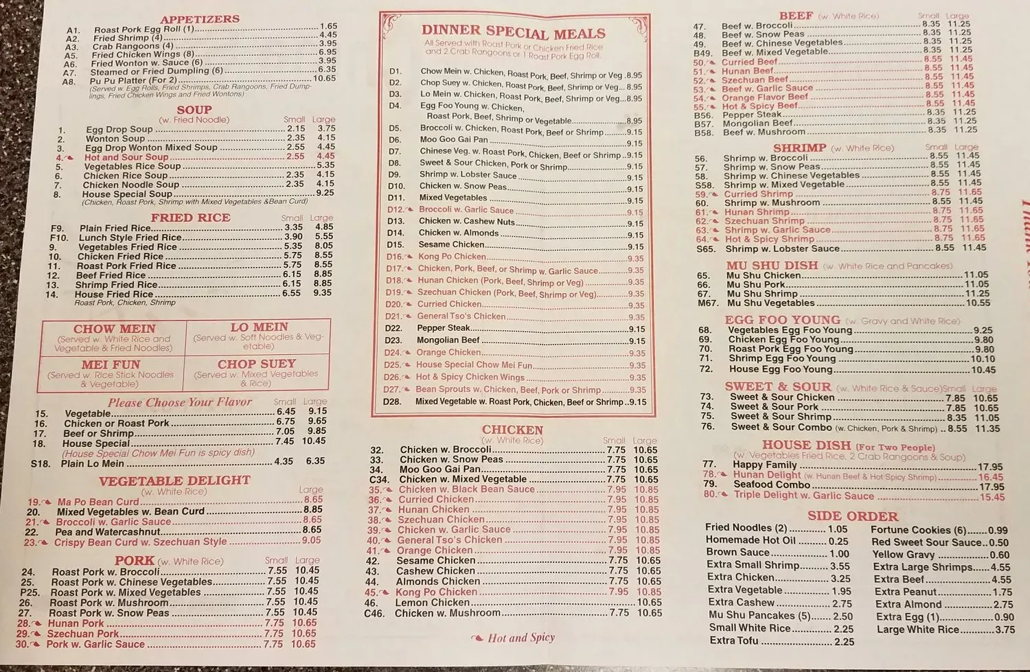 Menu 2