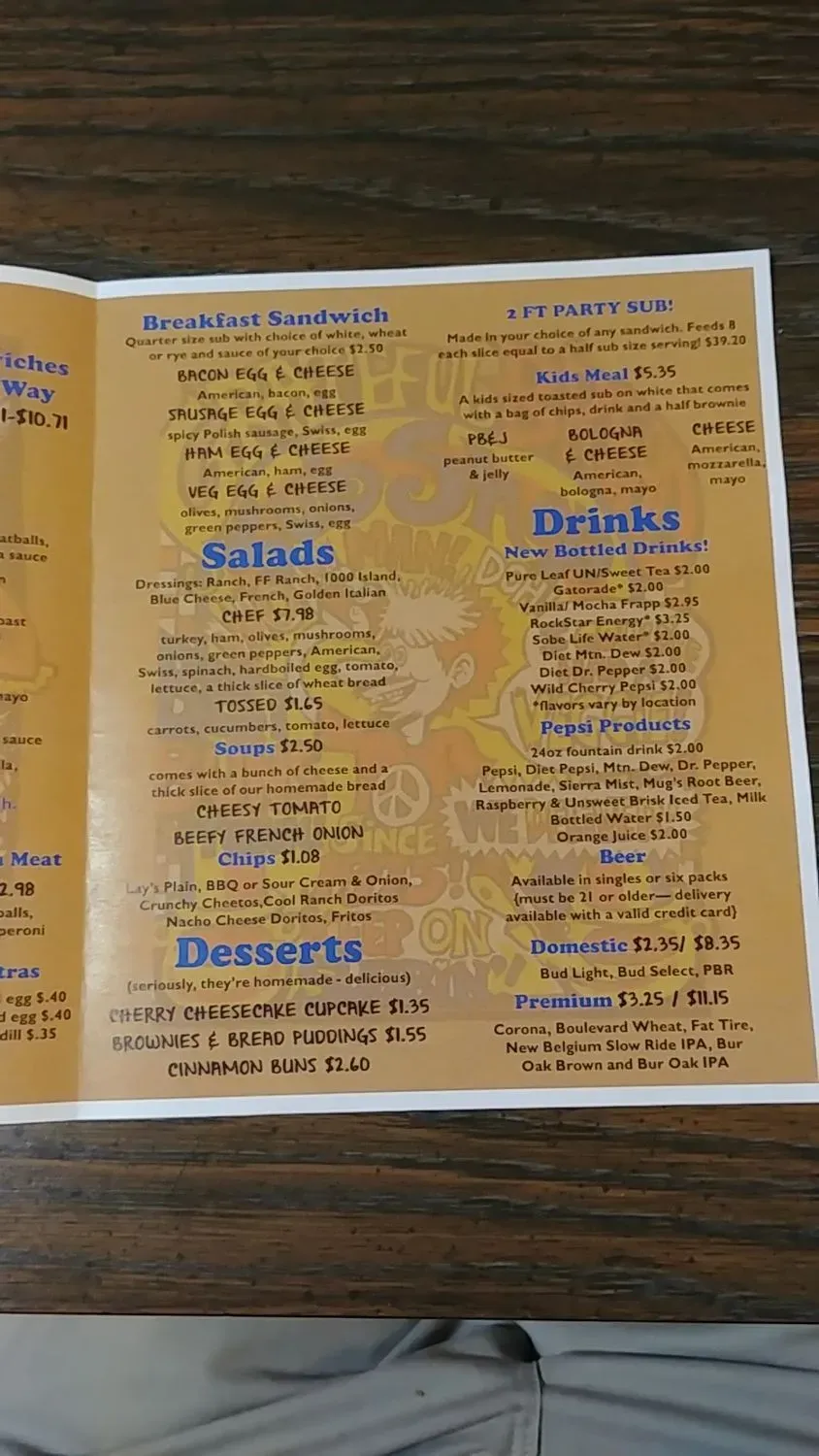 Menu 4