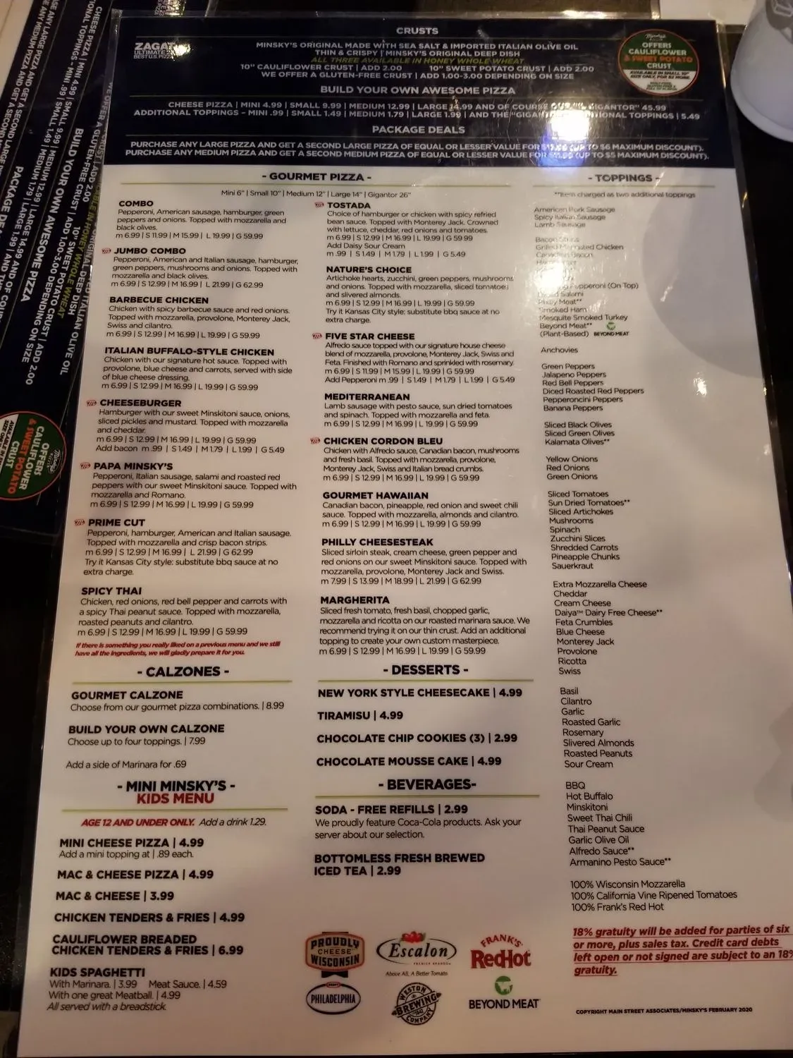 Menu 4