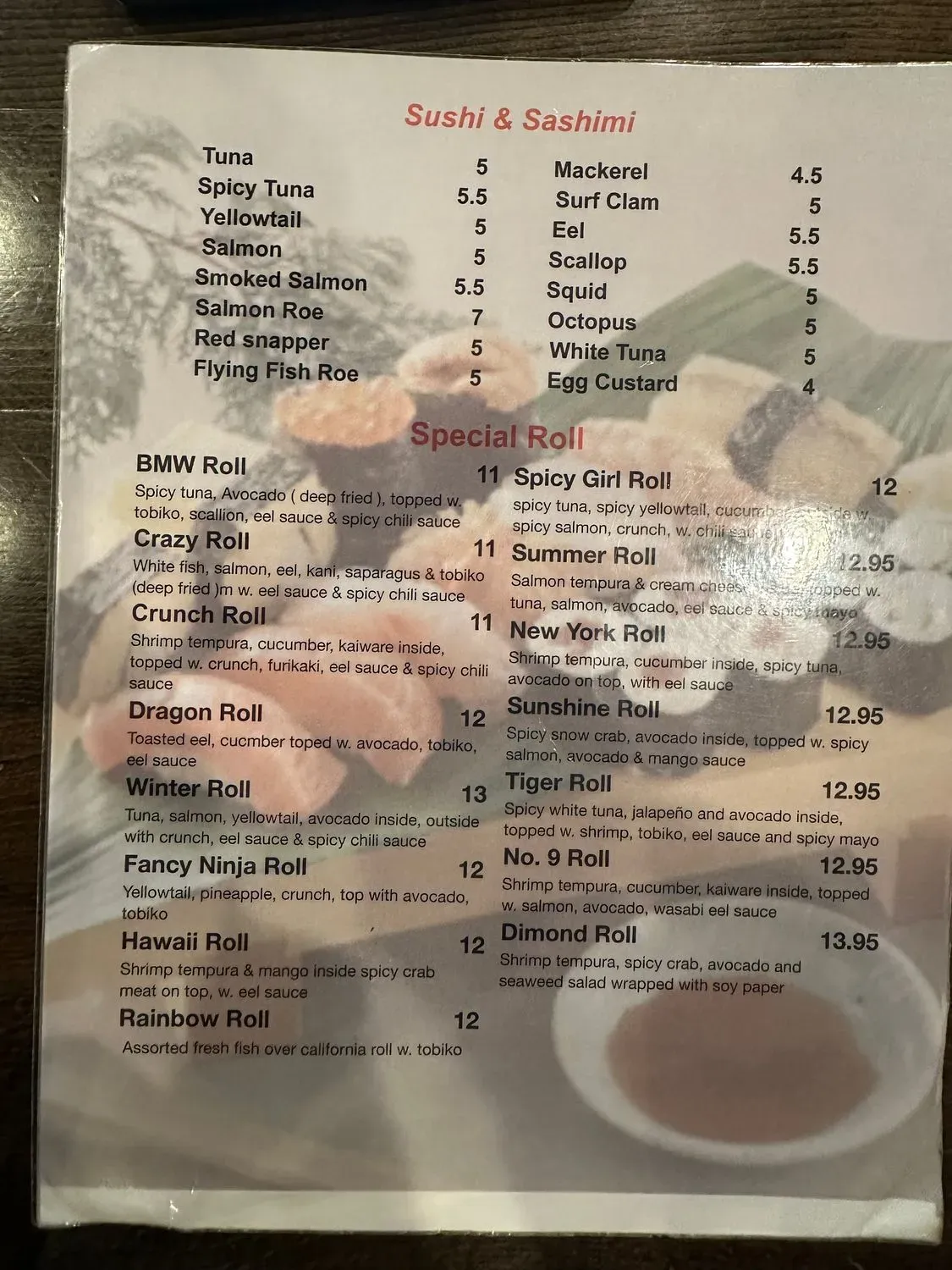 Menu 6