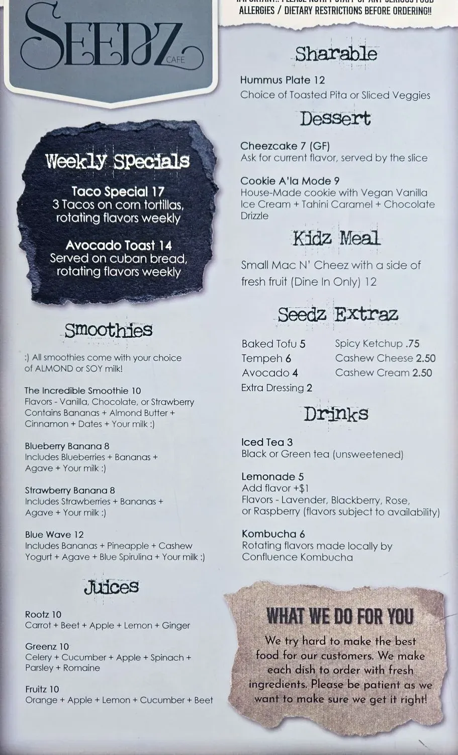 Menu 2