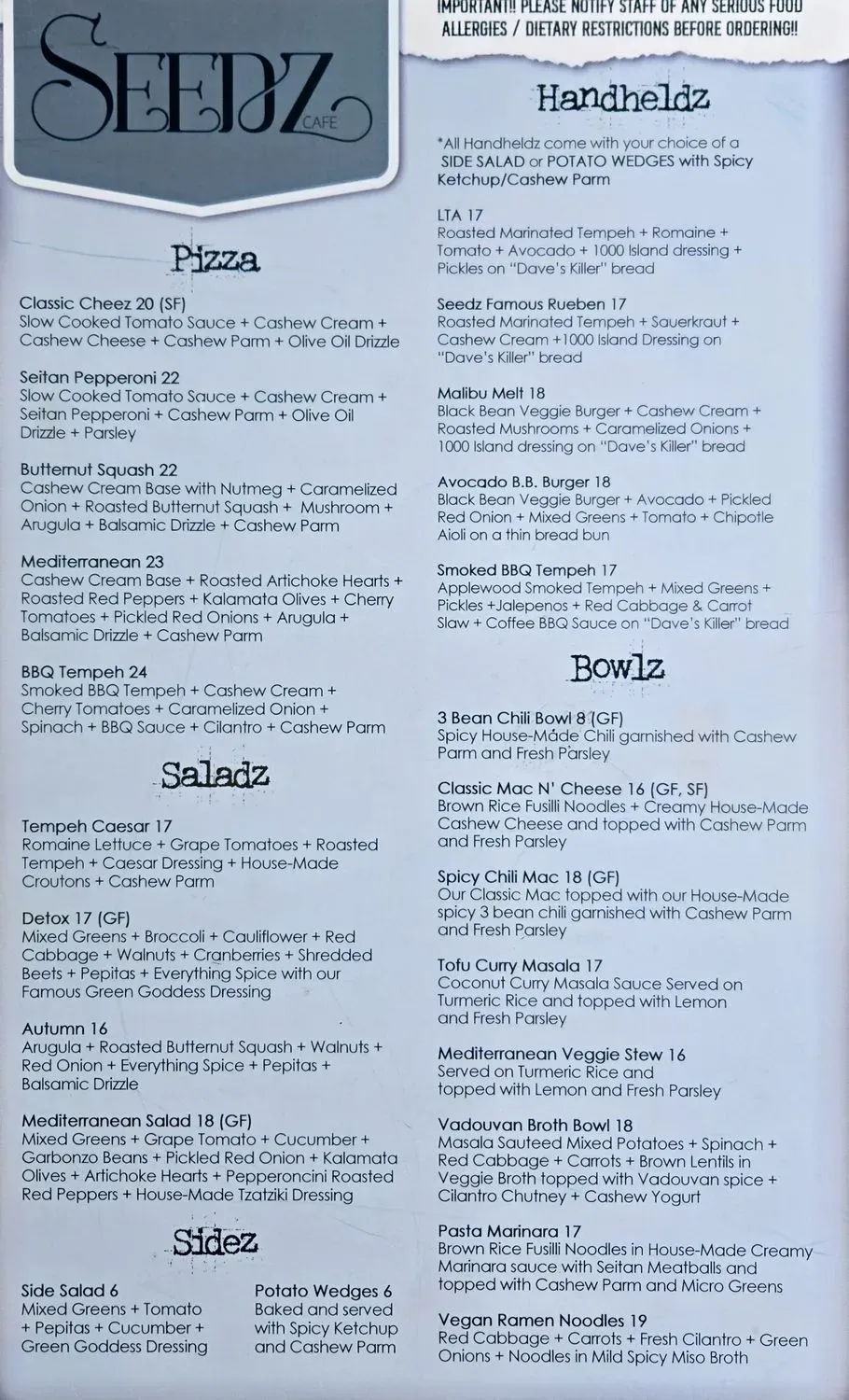 Menu 4