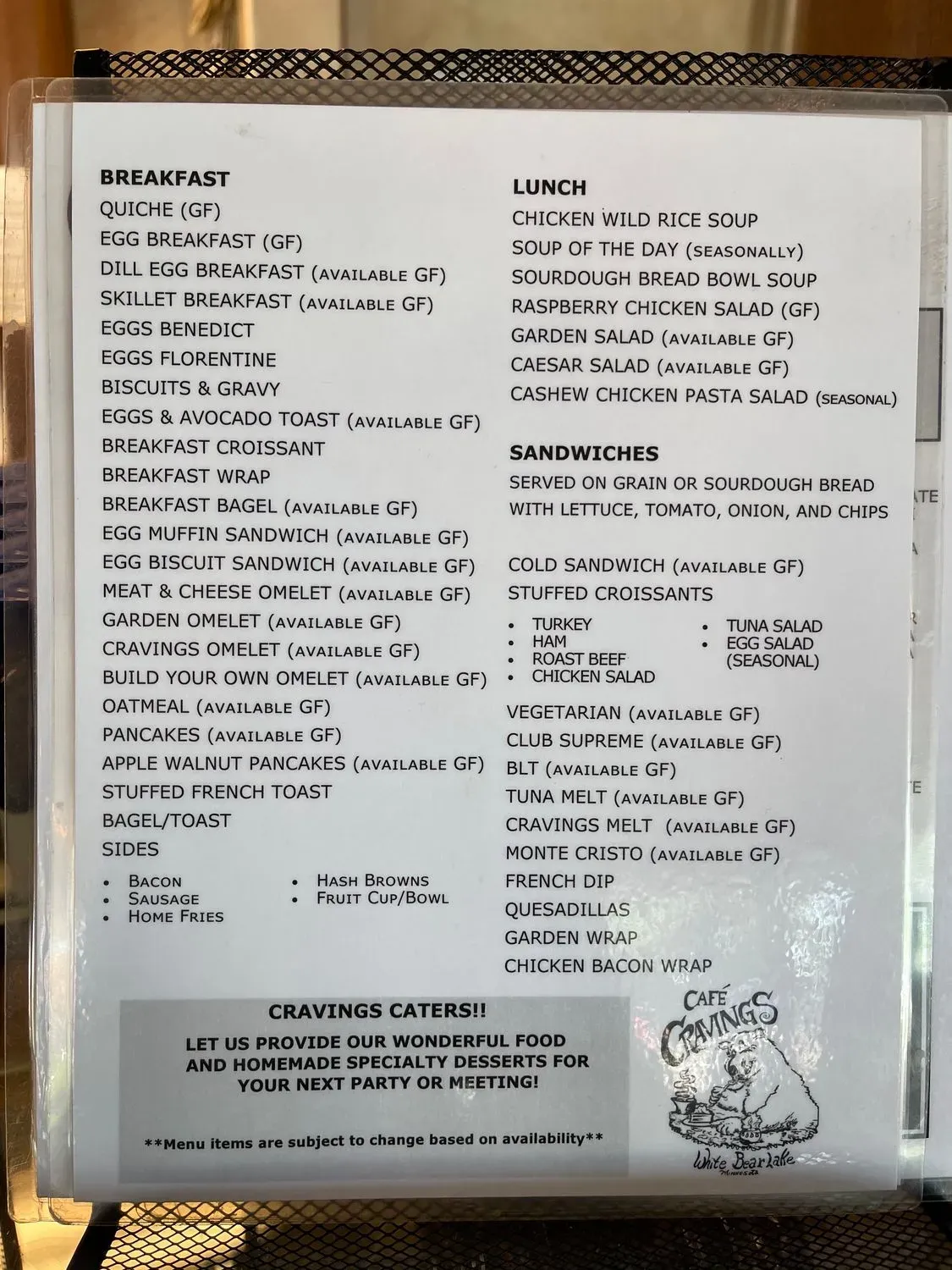 Menu 4