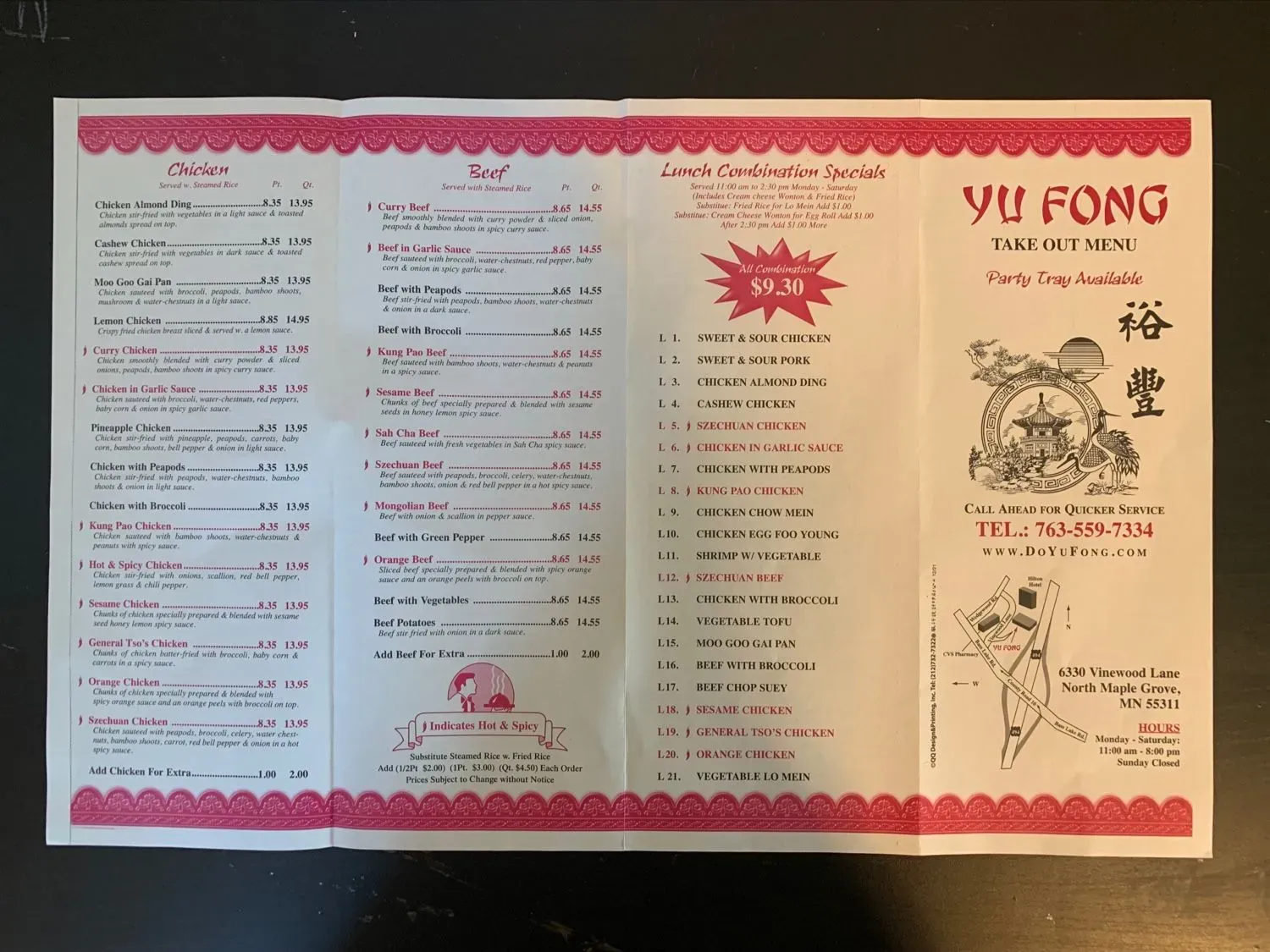 Menu 2