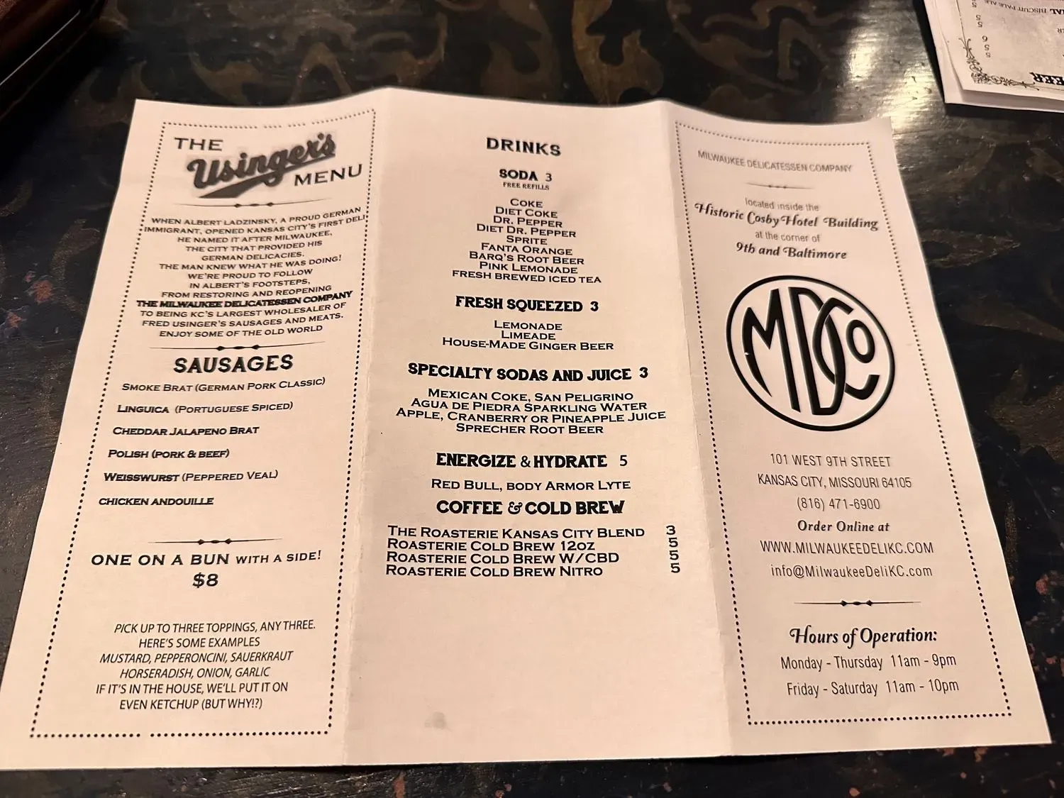 Menu 6