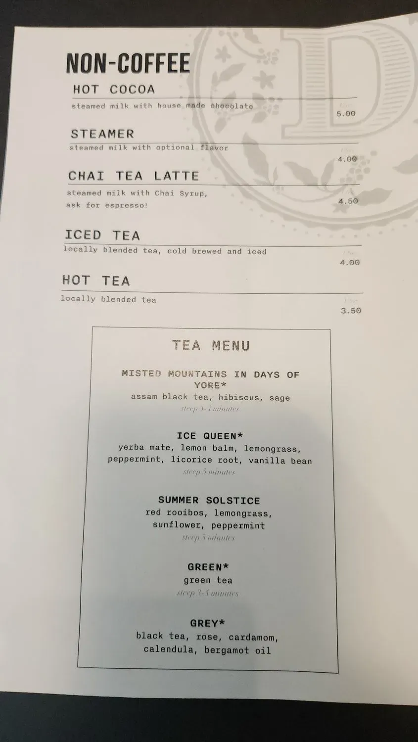 Menu 5