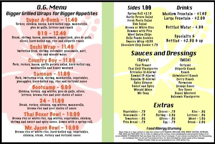 Menu 3