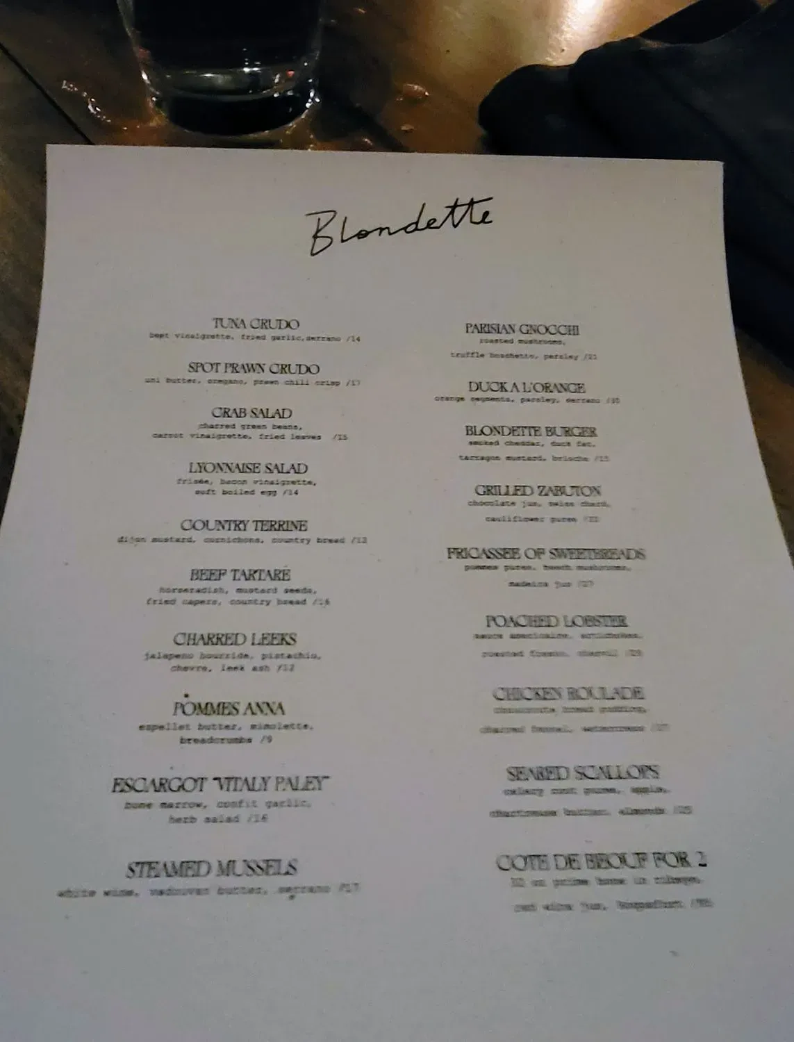 Menu 4