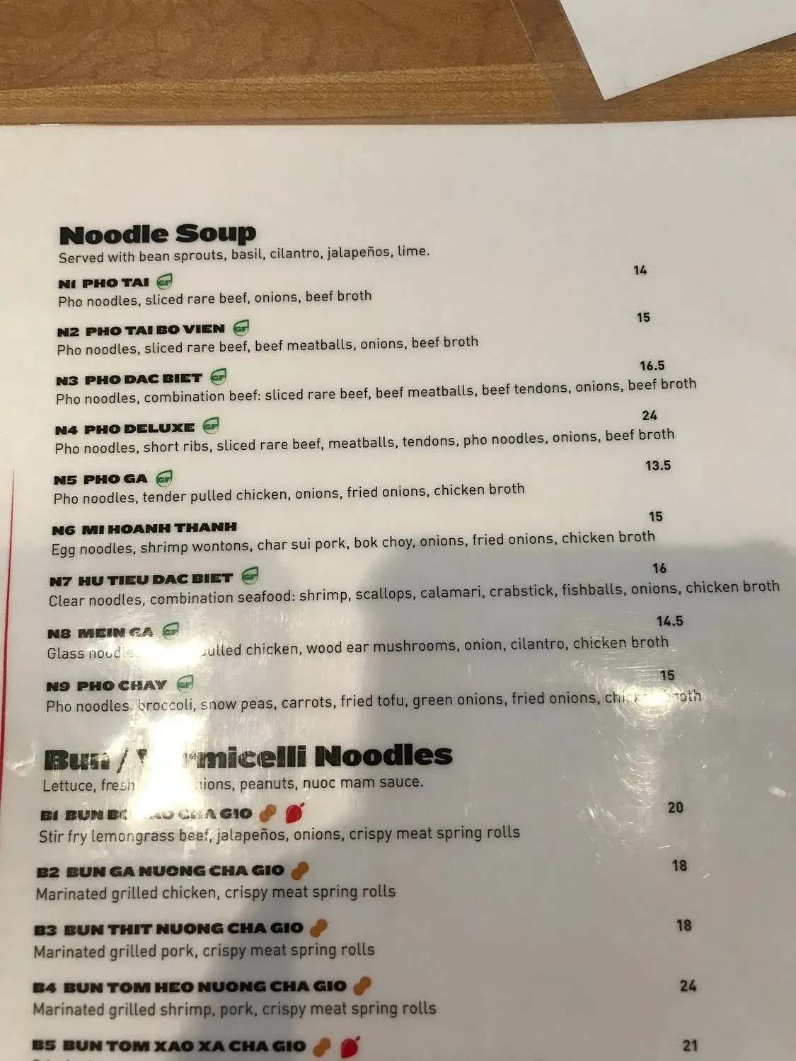 Menu 5