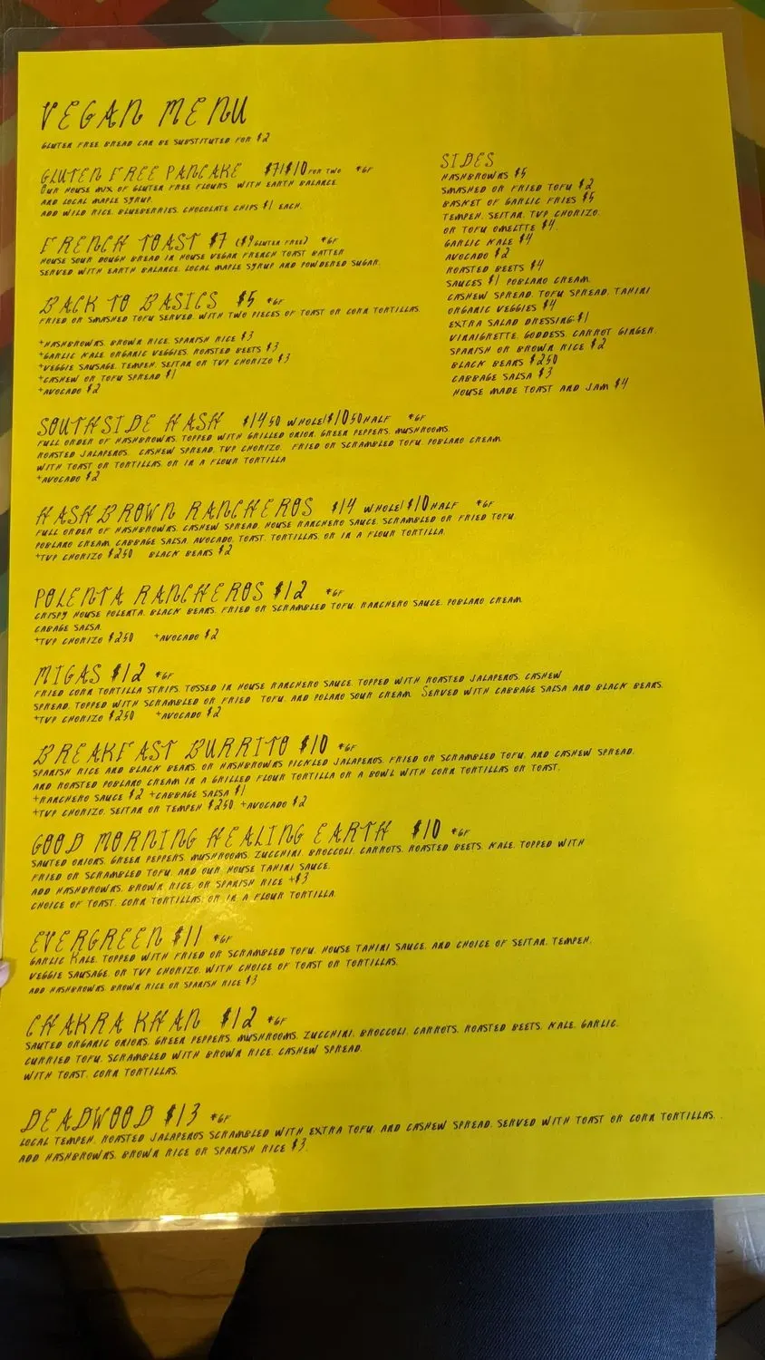 Menu 5