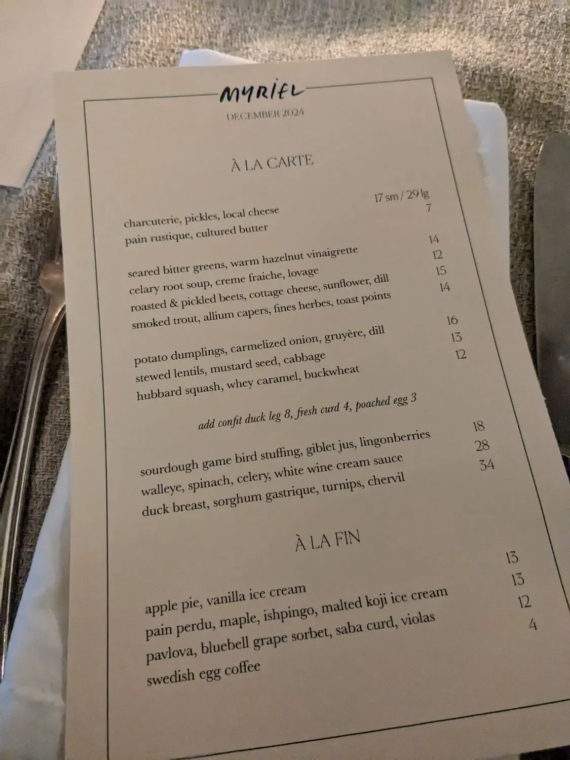 Menu 6