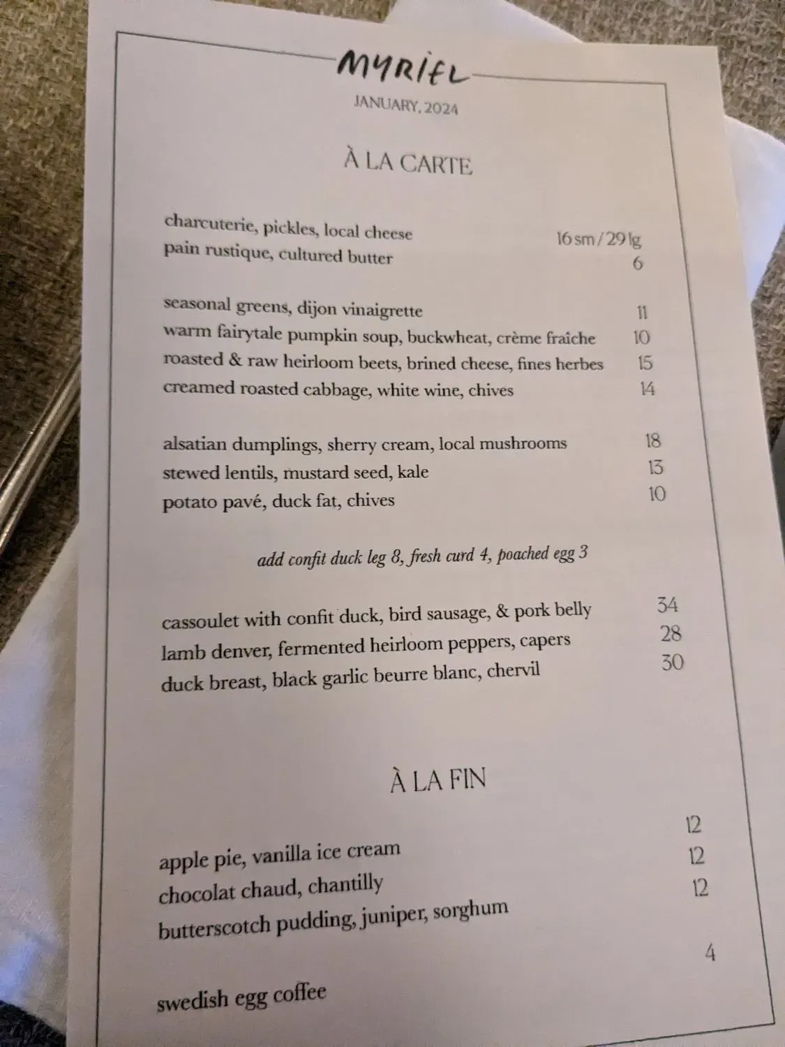 Menu 4