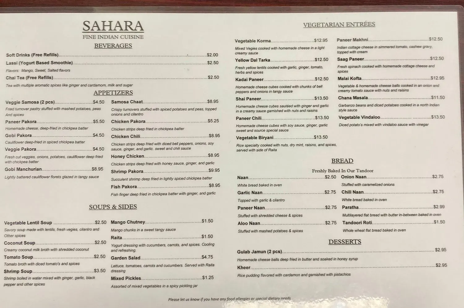 Menu 4