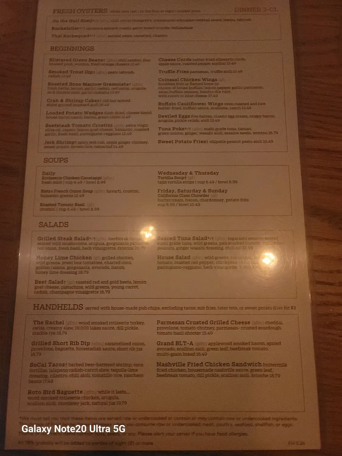 Menu 6