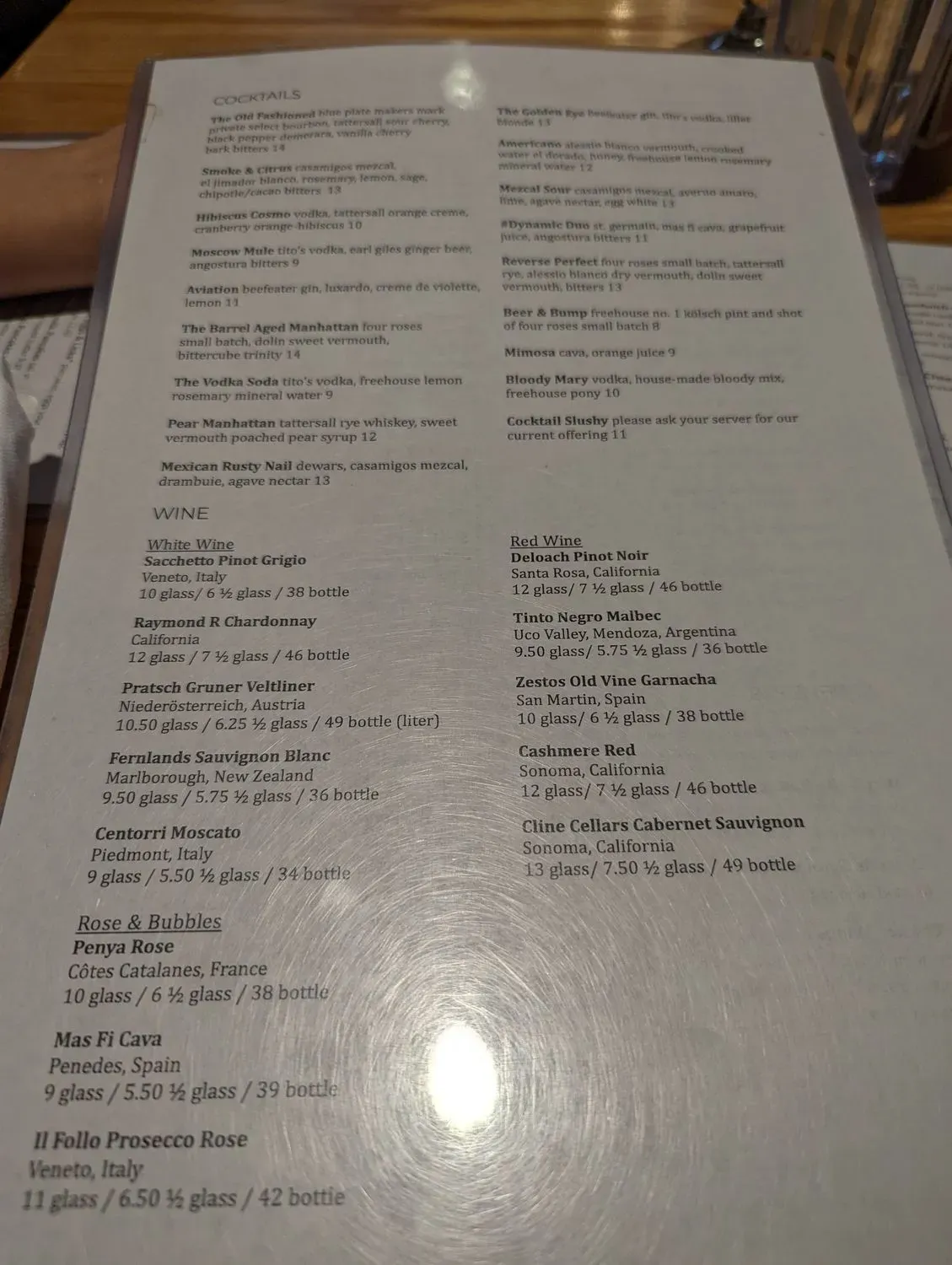 Menu 5