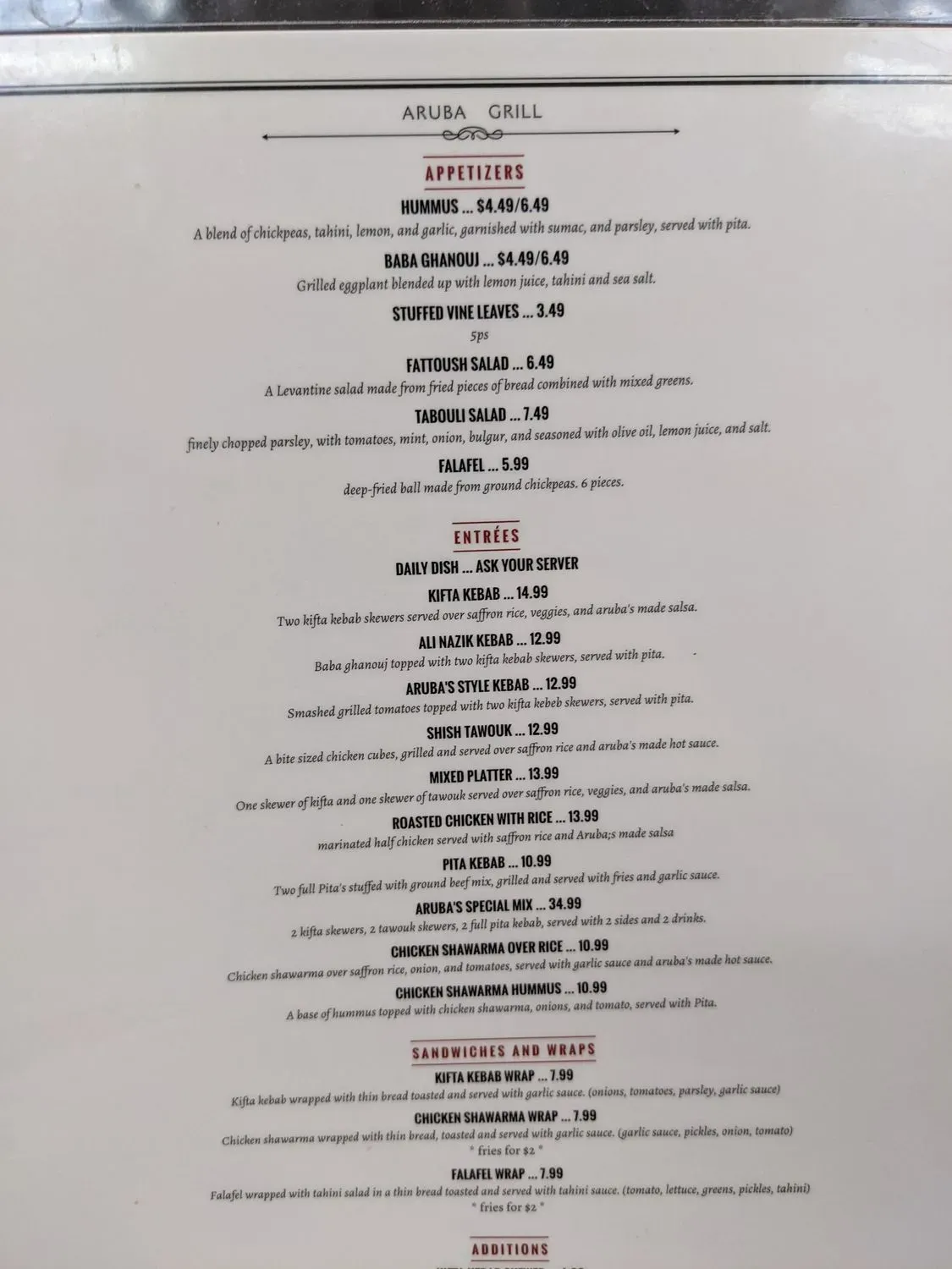 Menu 2