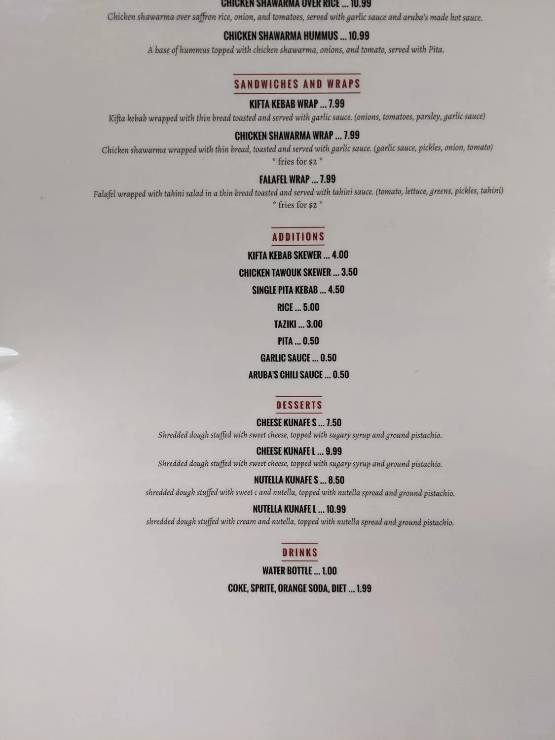 Menu 3