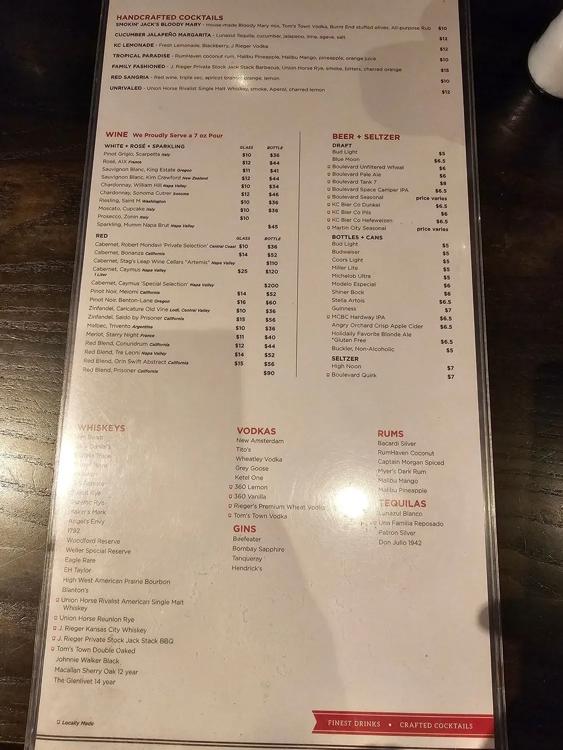 Menu 5