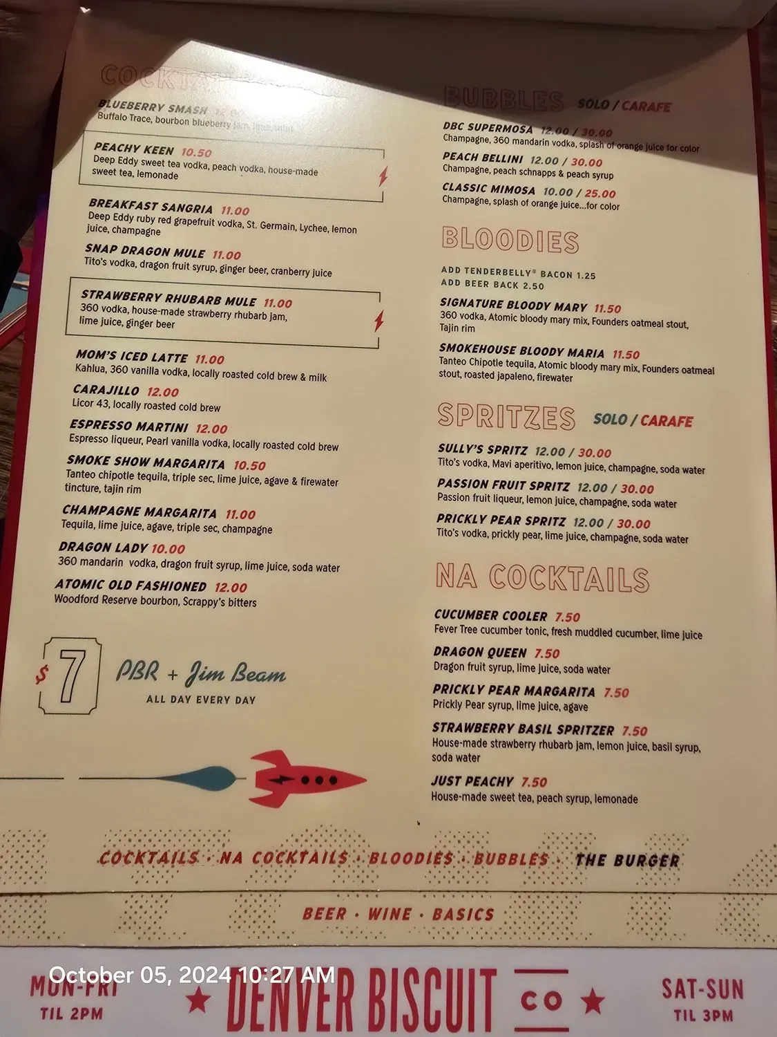 Menu 5