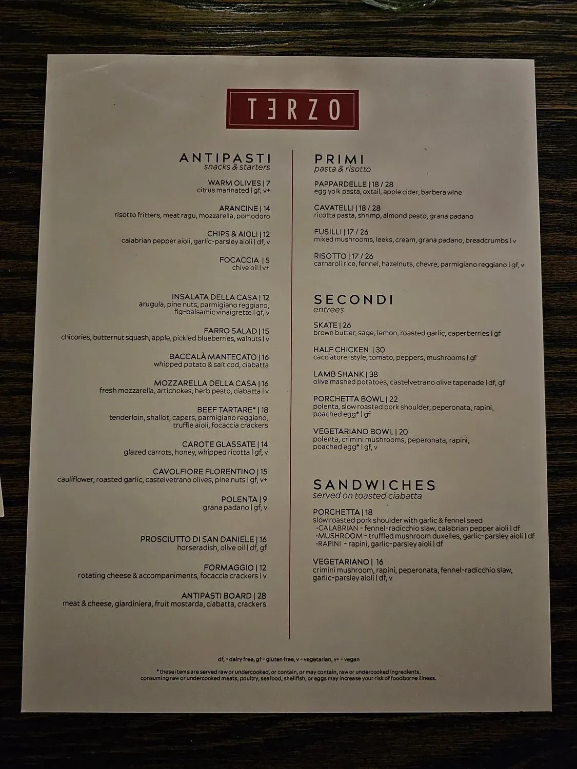 Menu 2