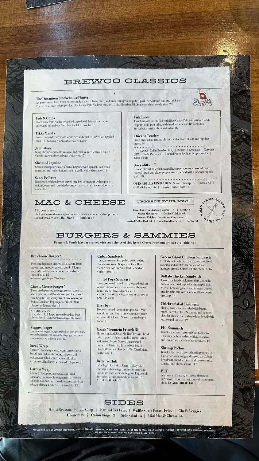 Menu 4