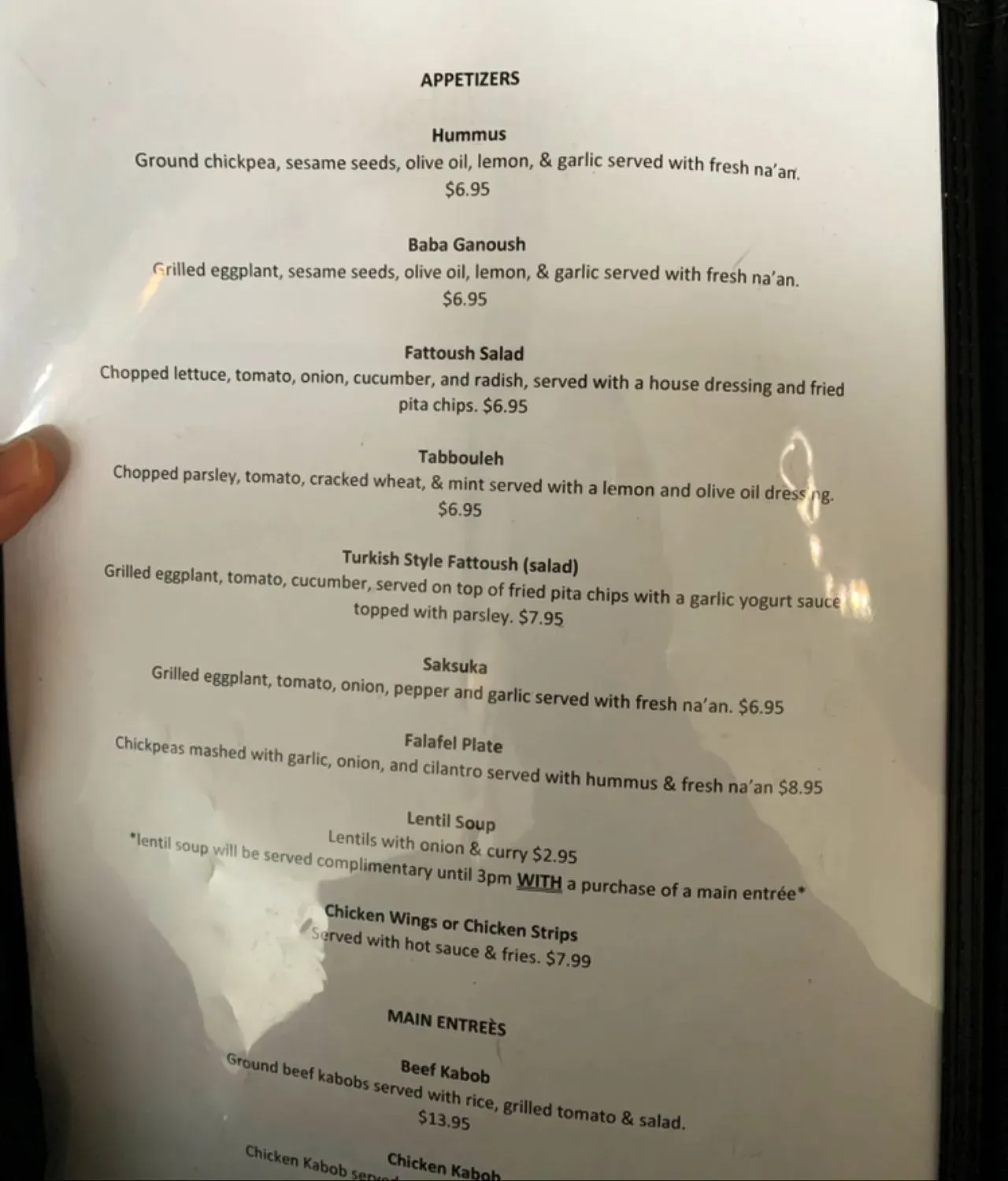 Menu 6