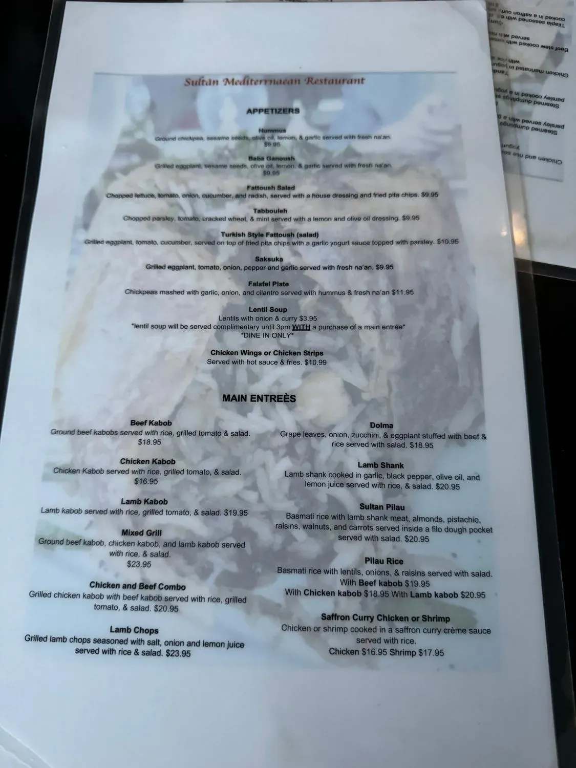 Menu 4