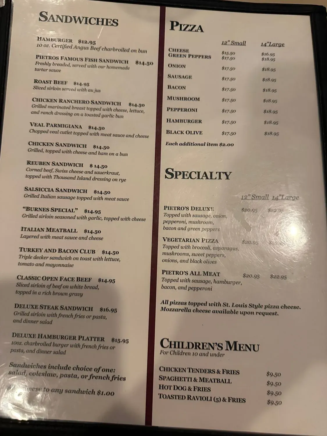 Menu 2