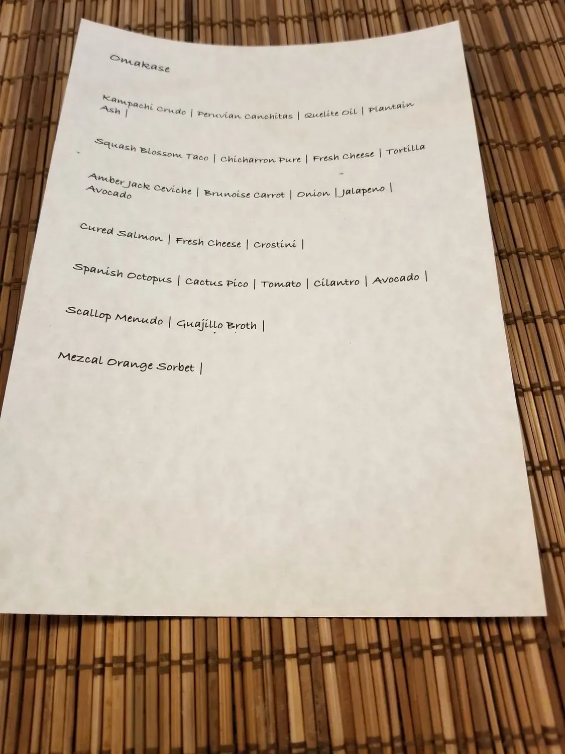 Menu 4