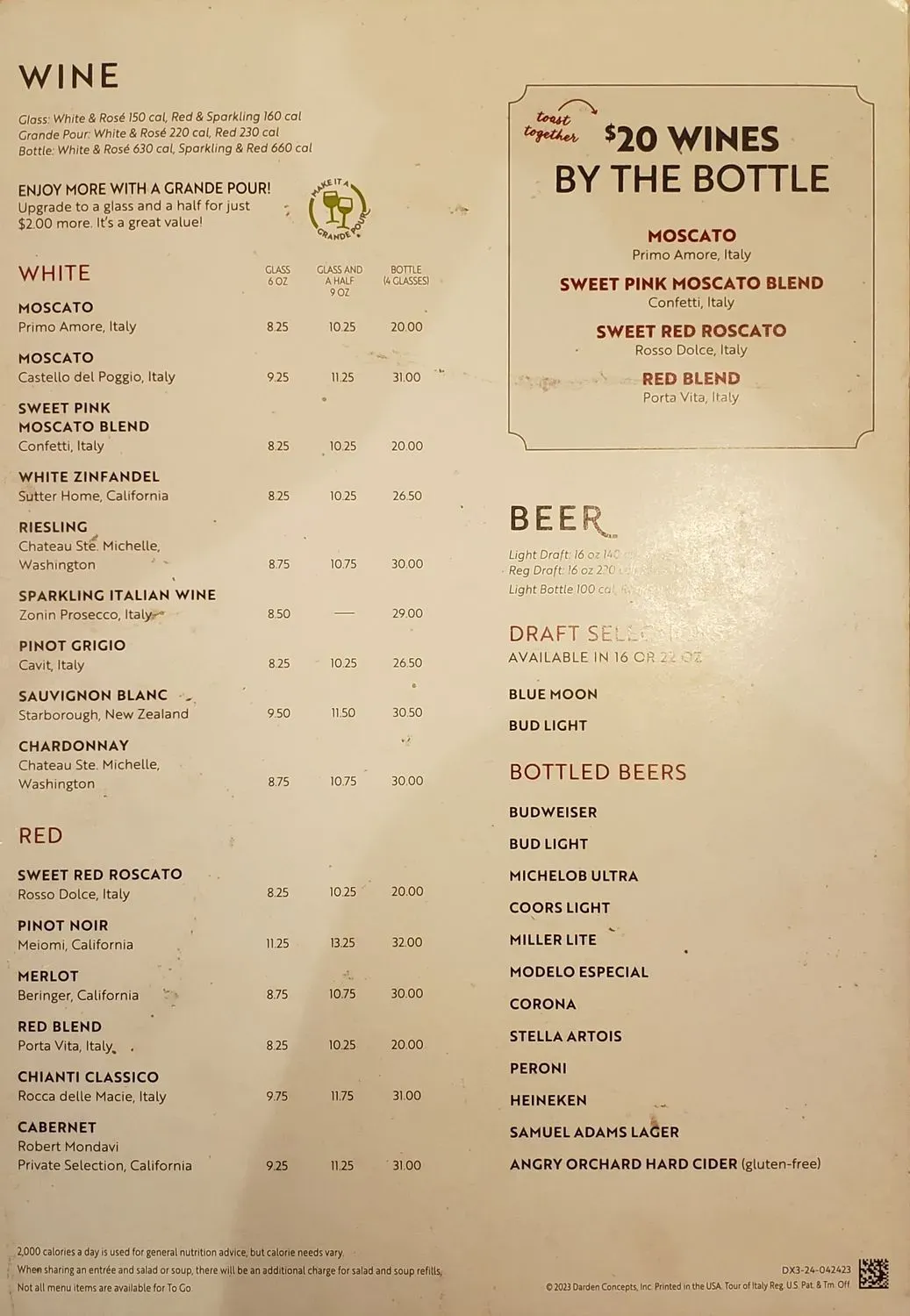 Menu 4