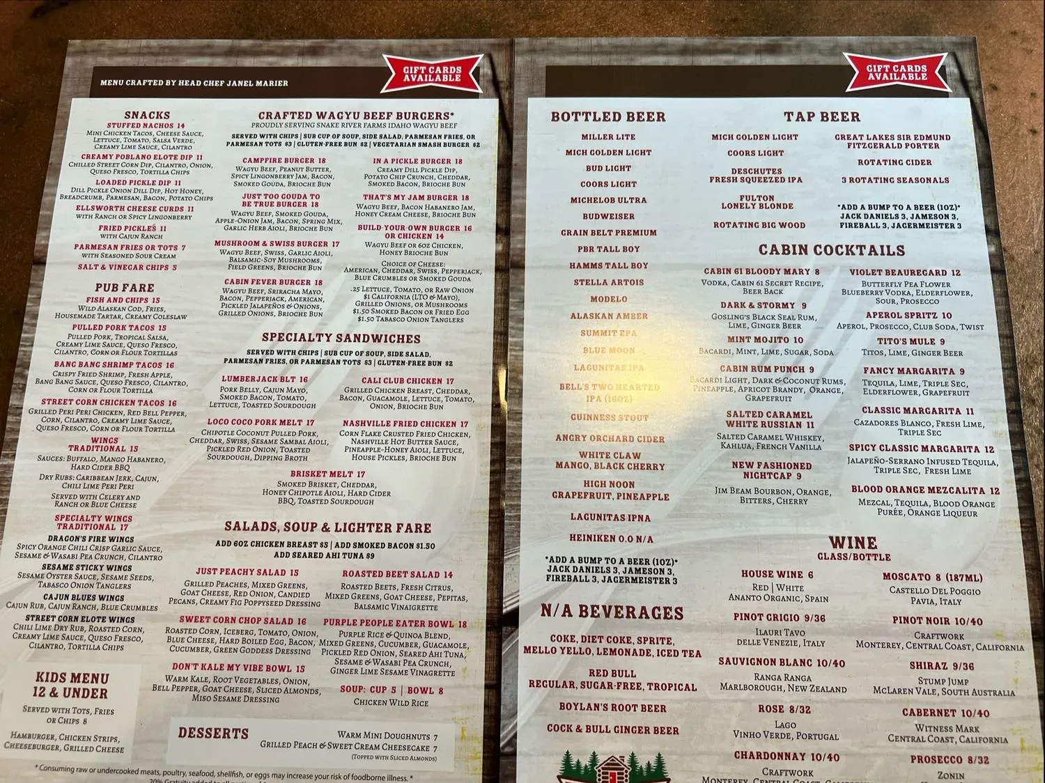 Menu 4