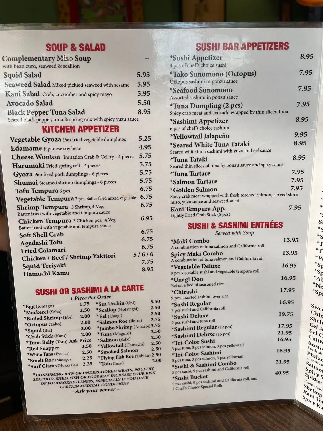 Menu 4