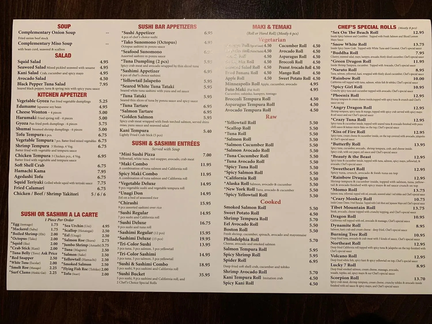 Menu 2