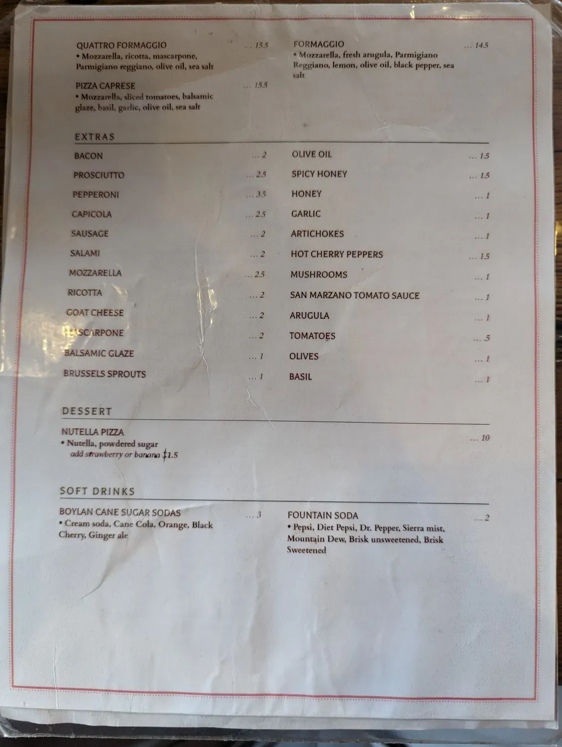 Menu 2