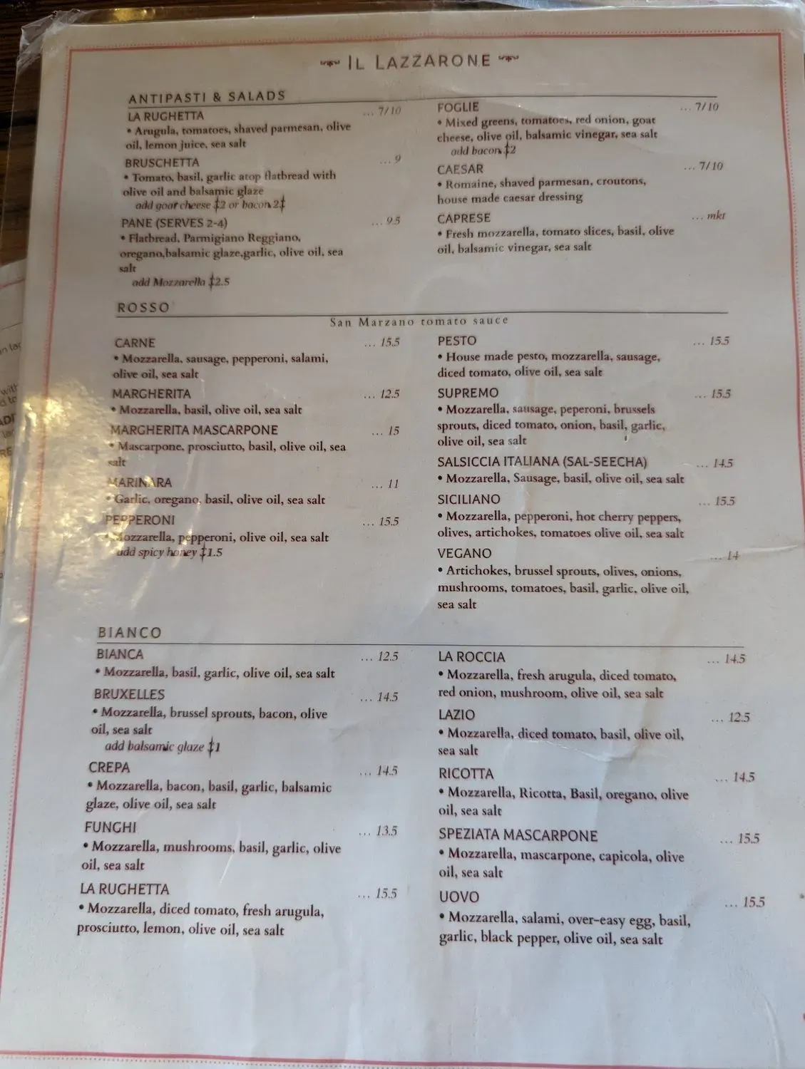 Menu 4