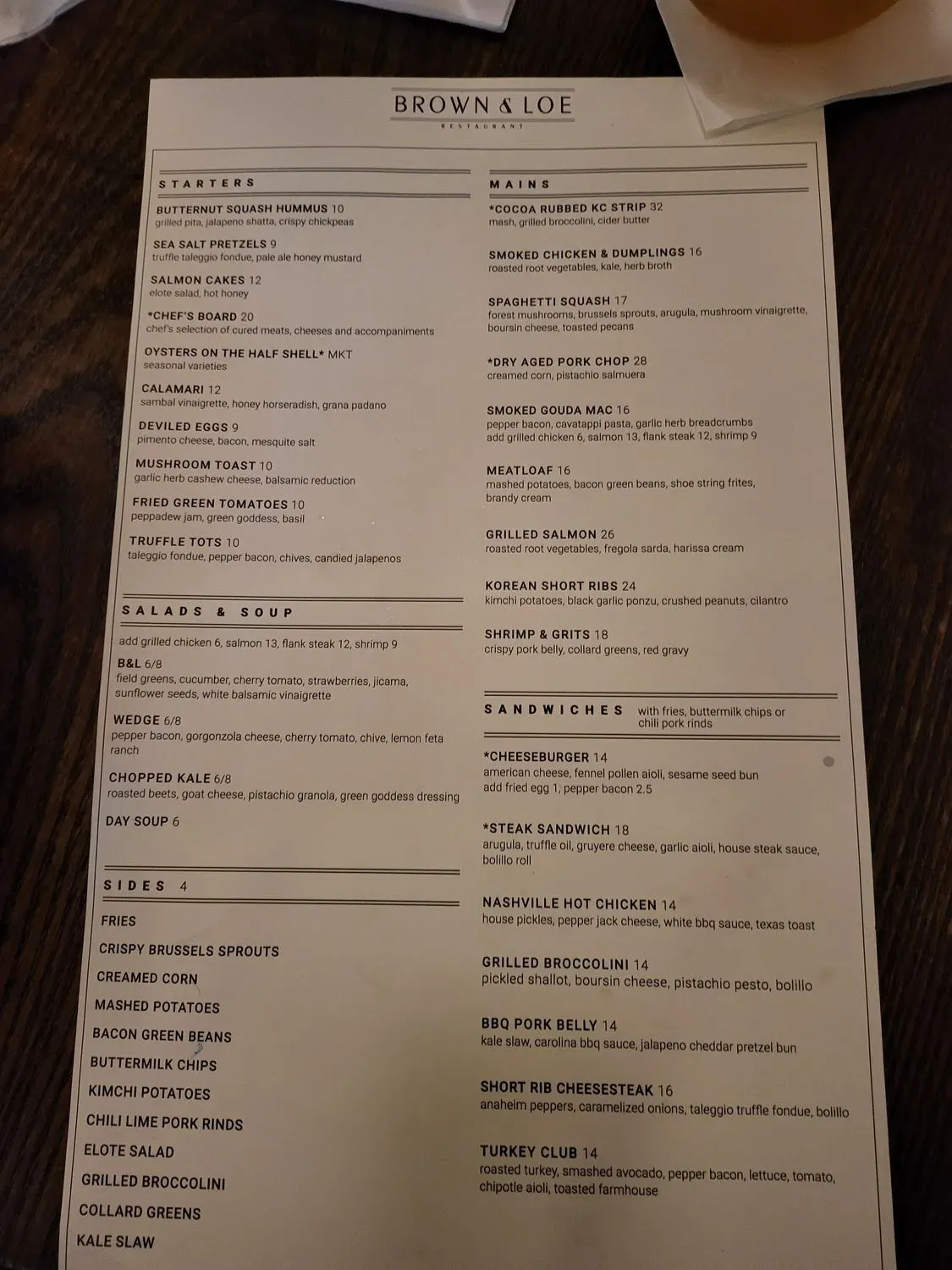 Menu 5