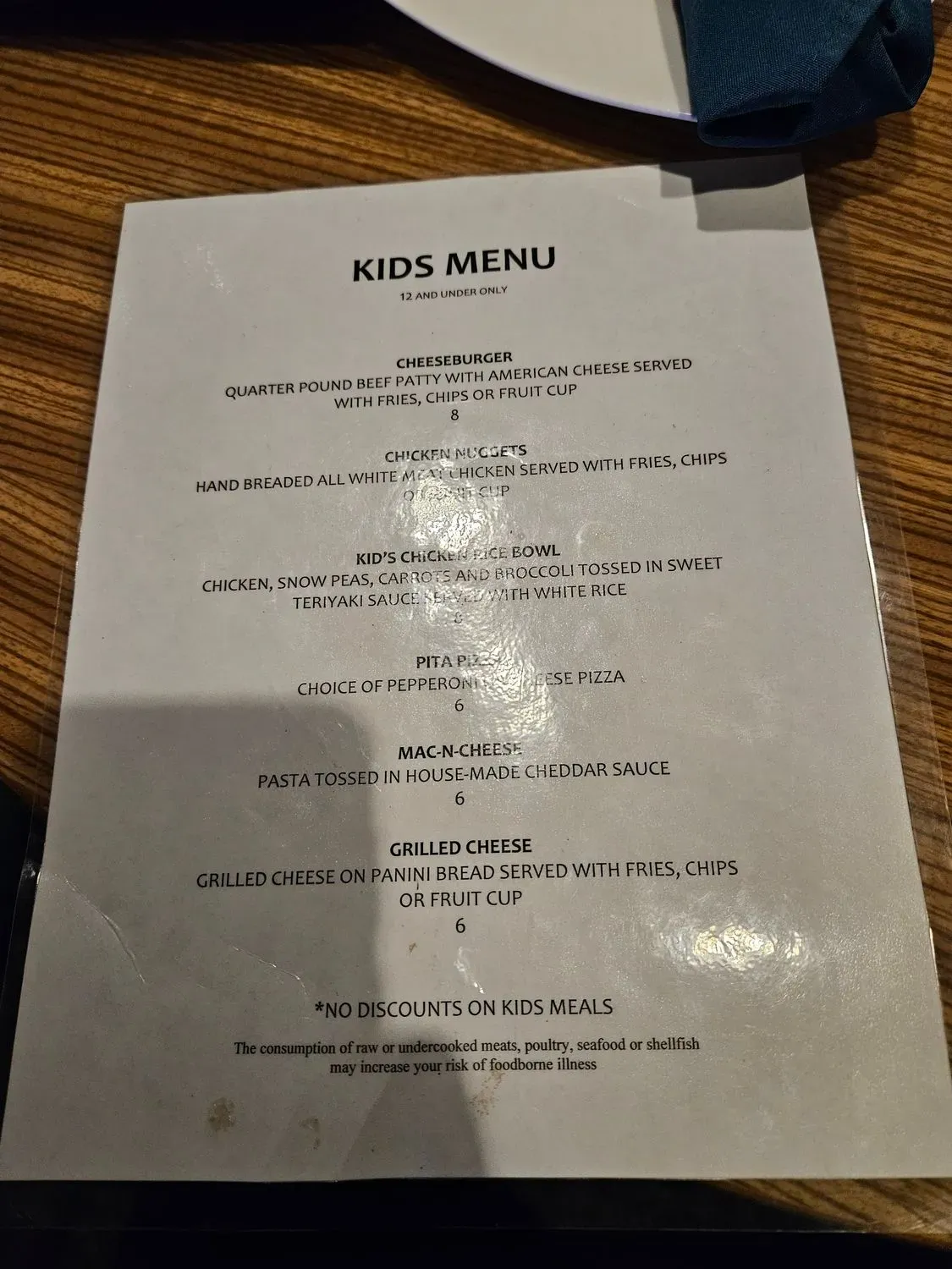 Menu 6