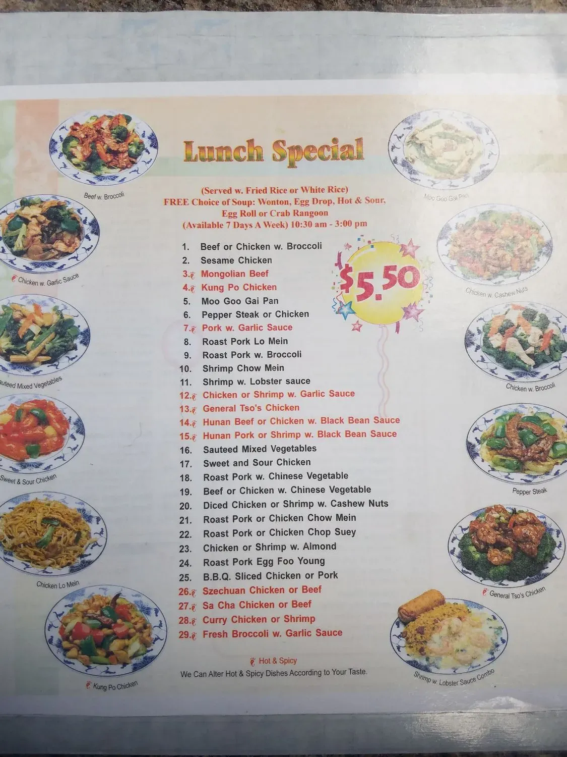 Menu 6