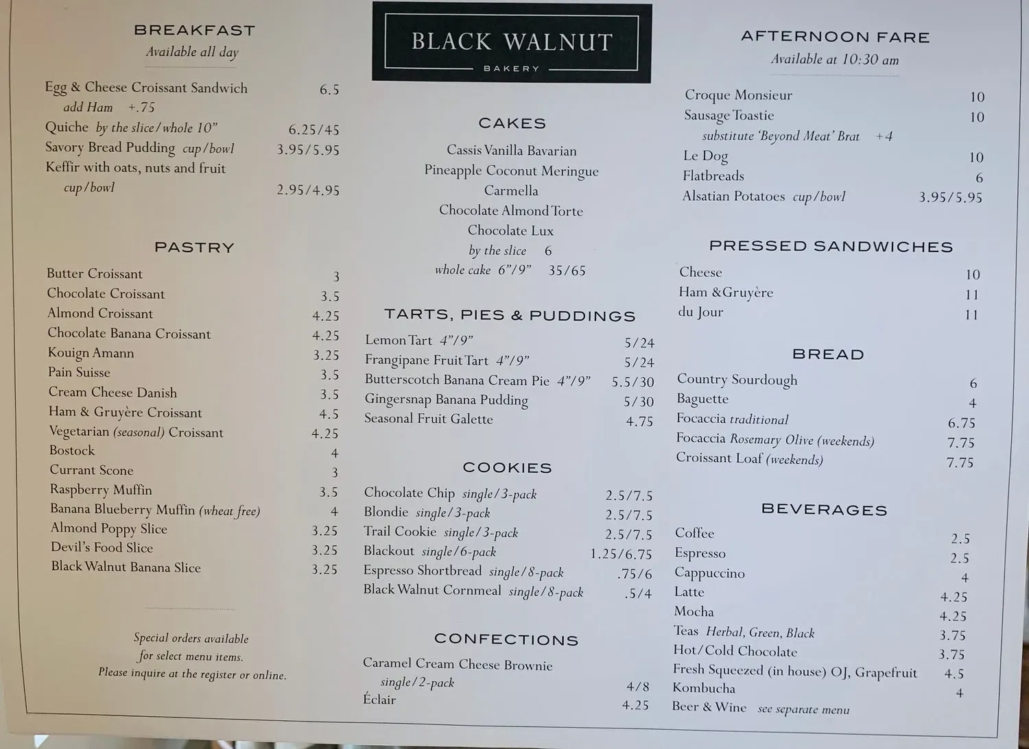 Menu 2