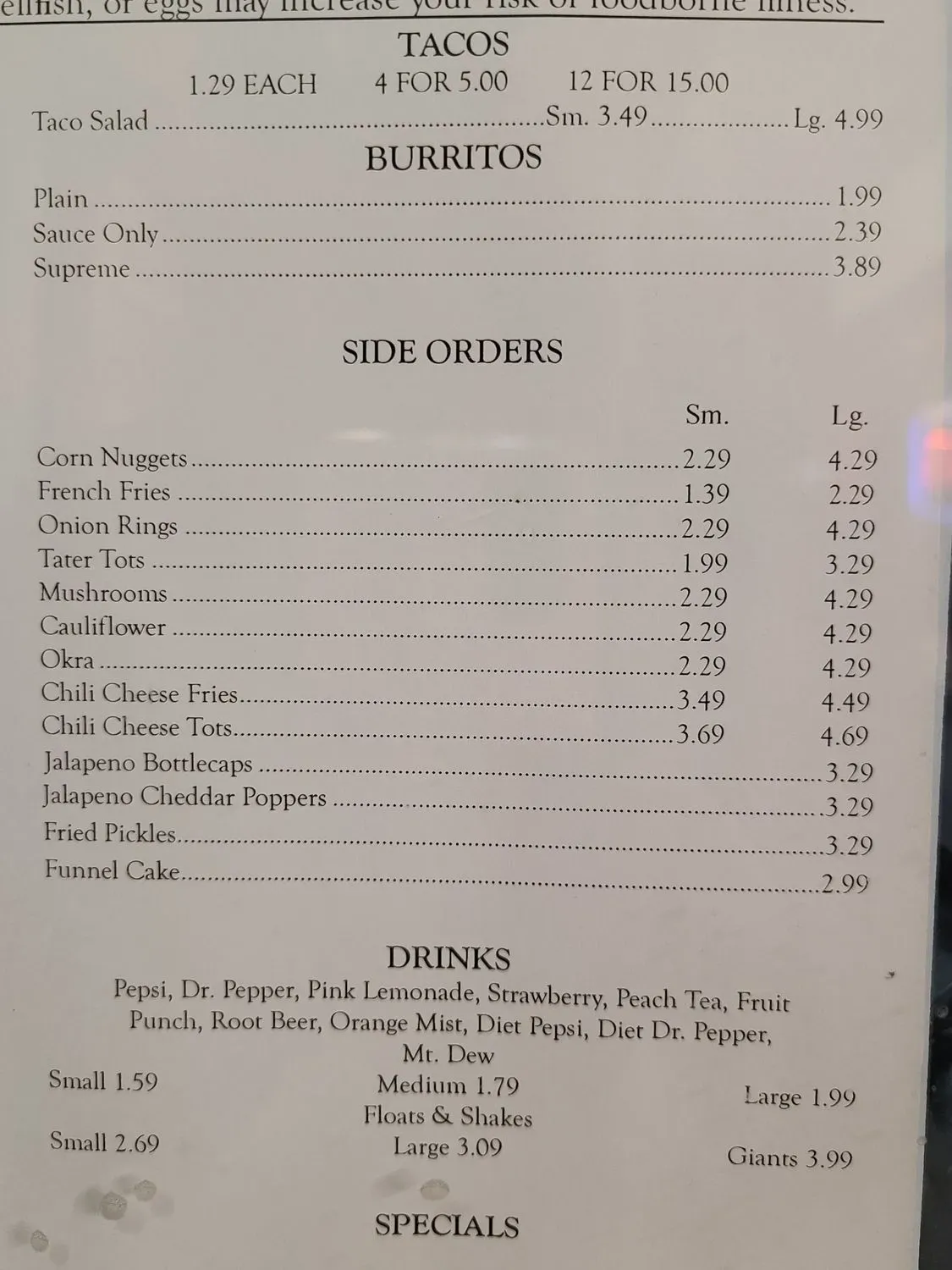 Menu 2