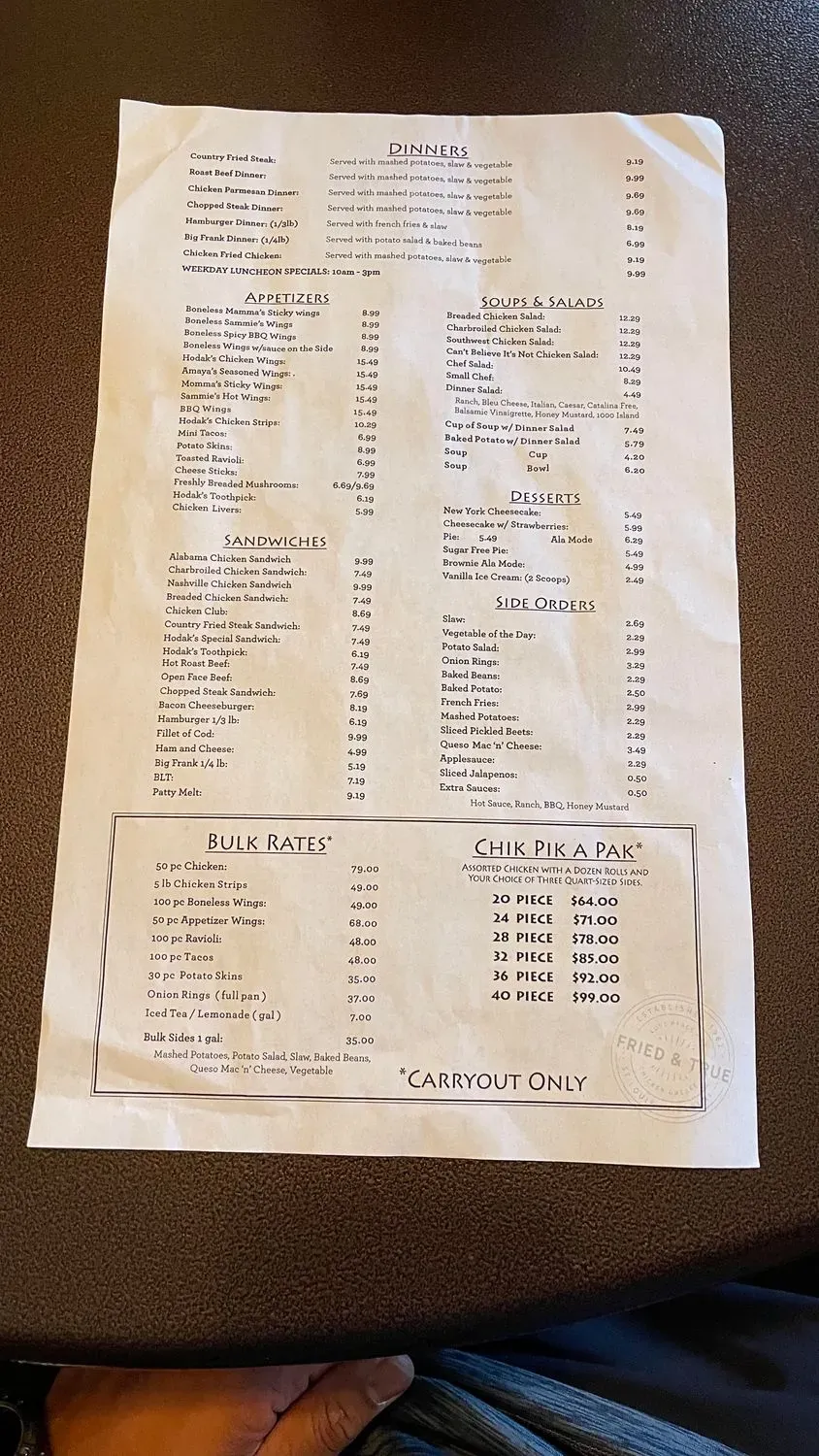 Menu 6