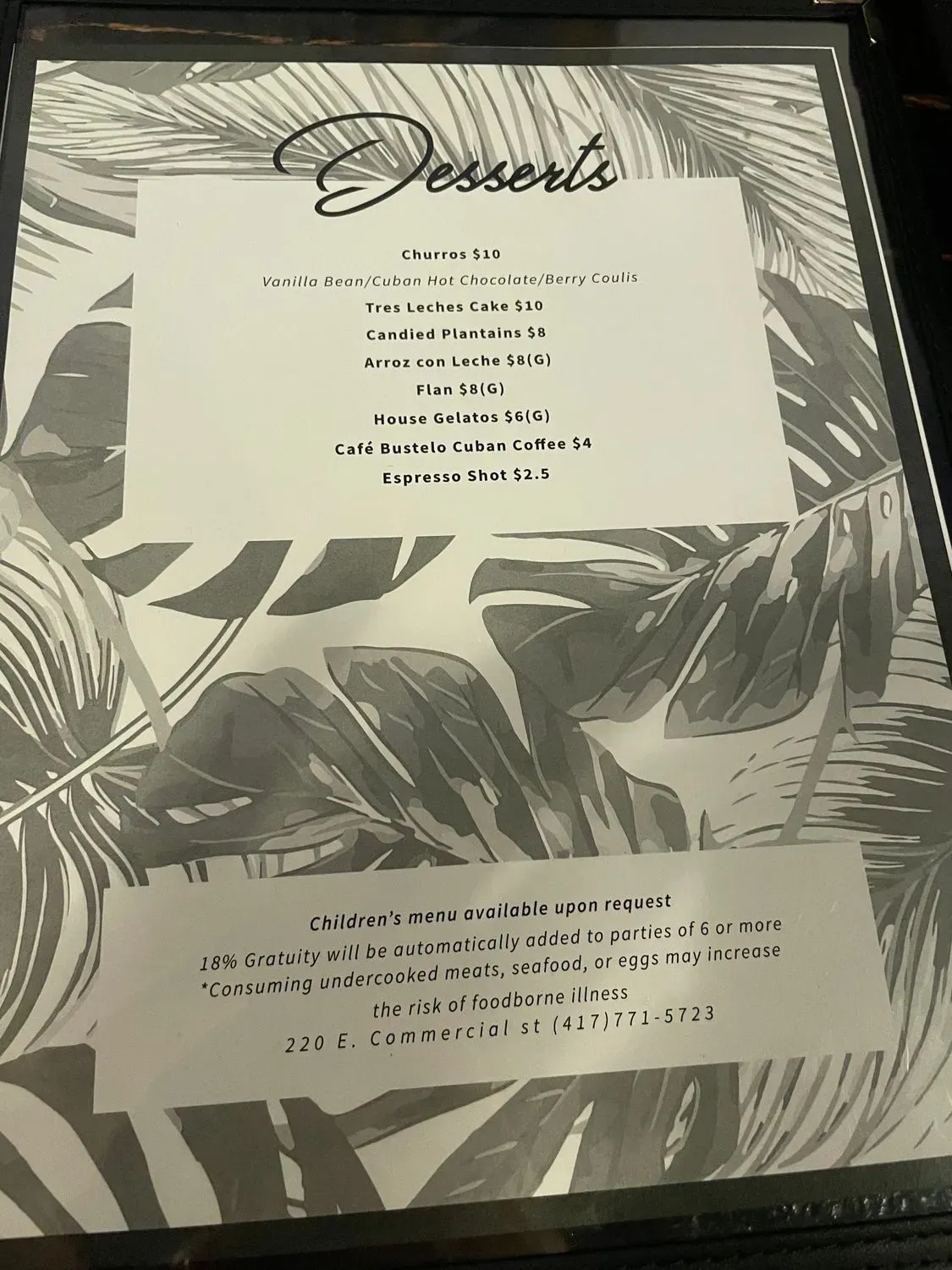 Menu 4