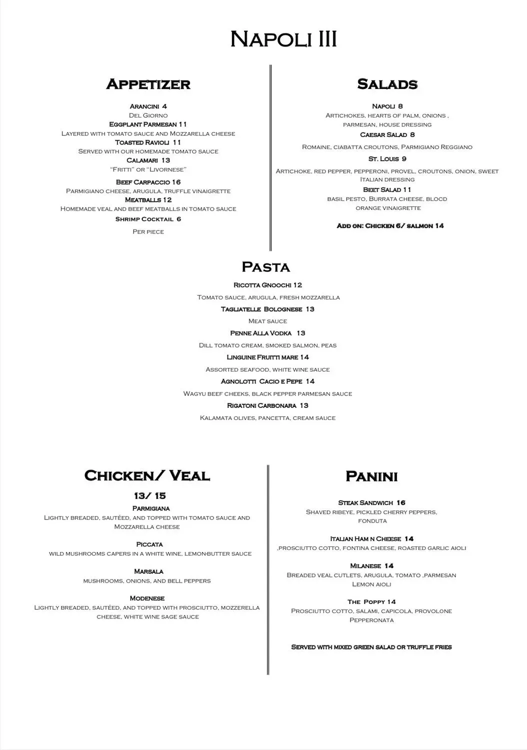 Menu 6