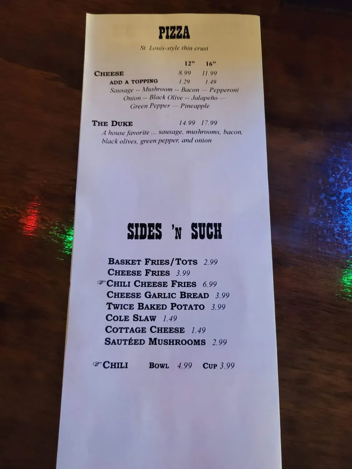 Menu 3