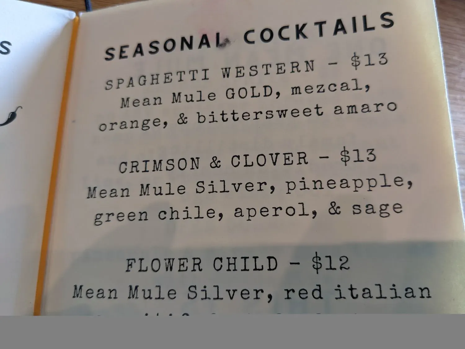 Menu 6