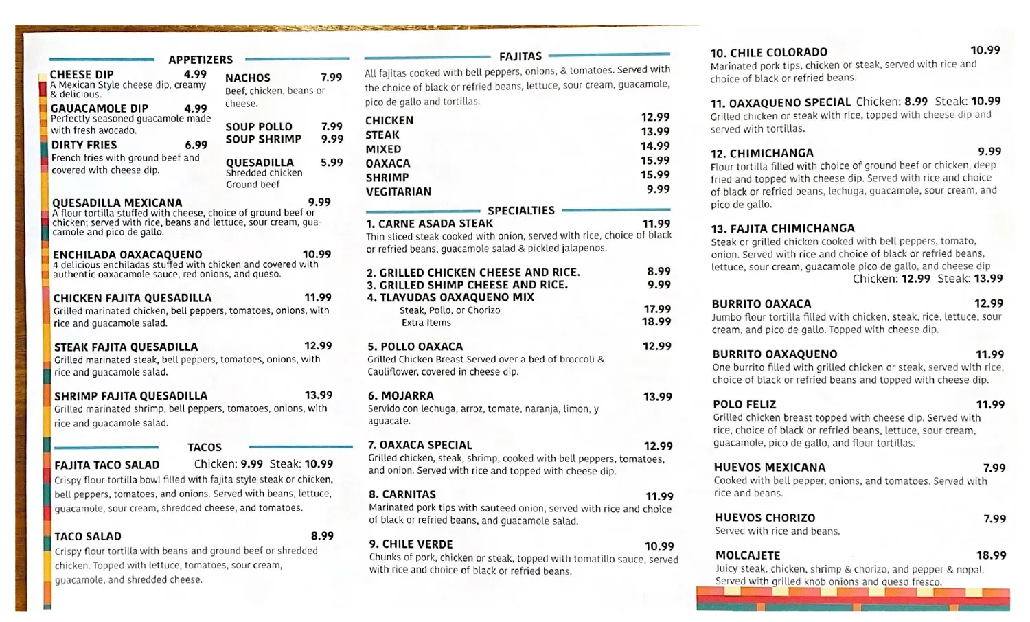 Menu 2