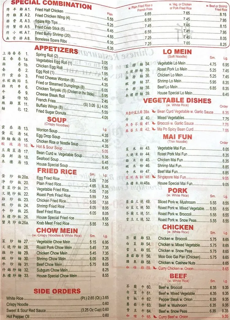 Menu 5