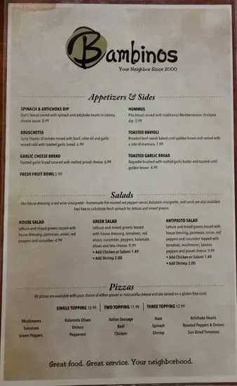 Menu 2